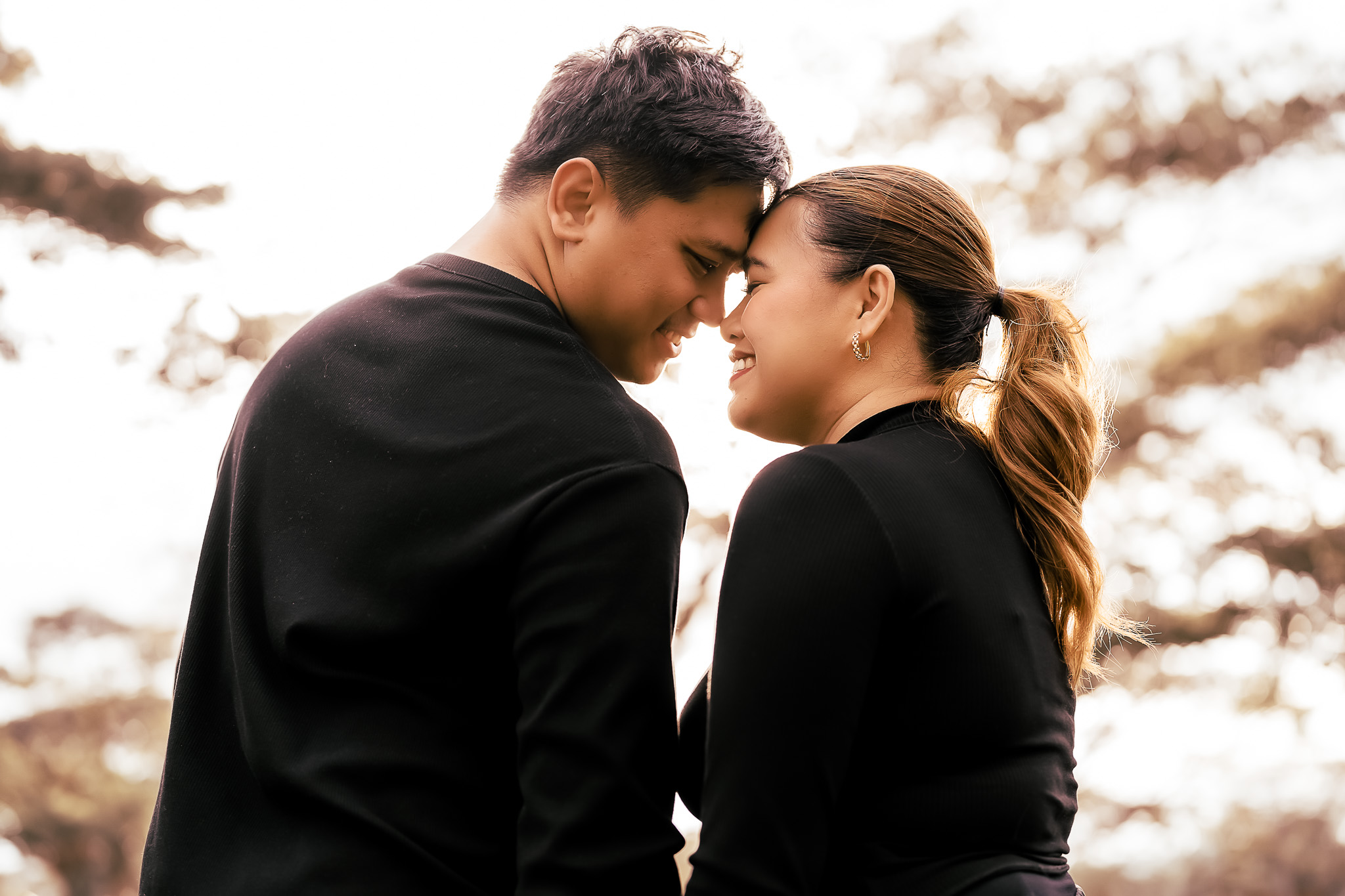 Couple in autumn setting